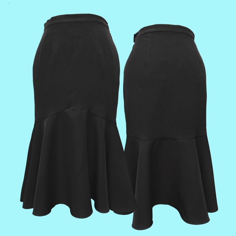 black mermaid skirt